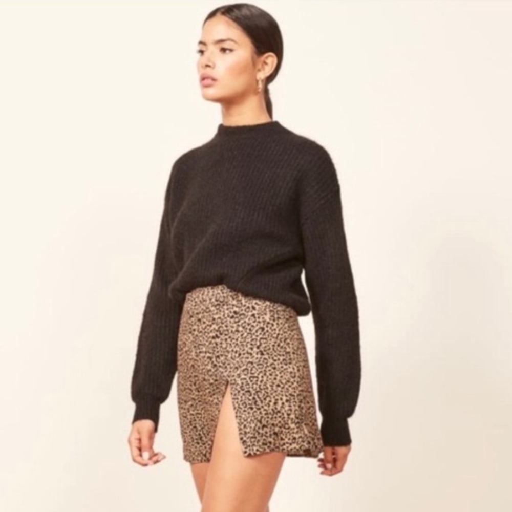 NWT Reformation Margot Mini Skirt in Bengal